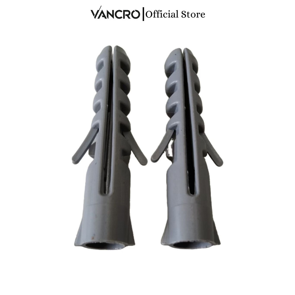 VANCRO Expansion Screw Fisher Dowel Wall Anchors 8x40mm Isi 100 PCS Baut Fischer Plastik Kuat