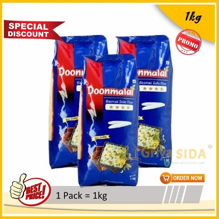 Beras basmati doonmalai 1kg Asli donmalai basmati sella rice premium - DOONMALAI