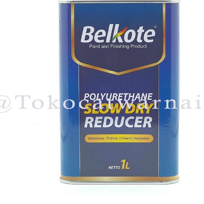 Belkote Thinner slow dry - Thinner Belkote - Thinner Pu 1 liter, pengencer clear coat dan cat