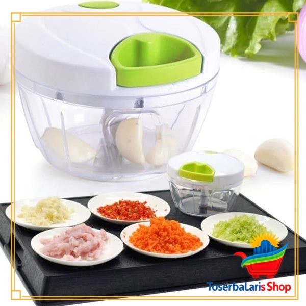 Blender Chopper Manual Besar / Penghalus Bumbu Dapur Praktis / Chopper Besar