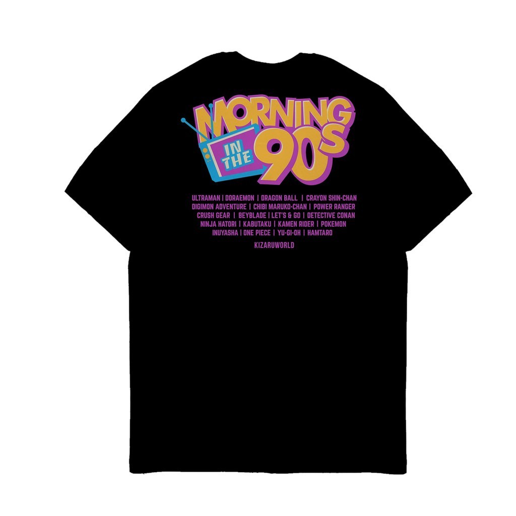 HOT KIZARU Kaos Anime MORNING IN THE 90'S