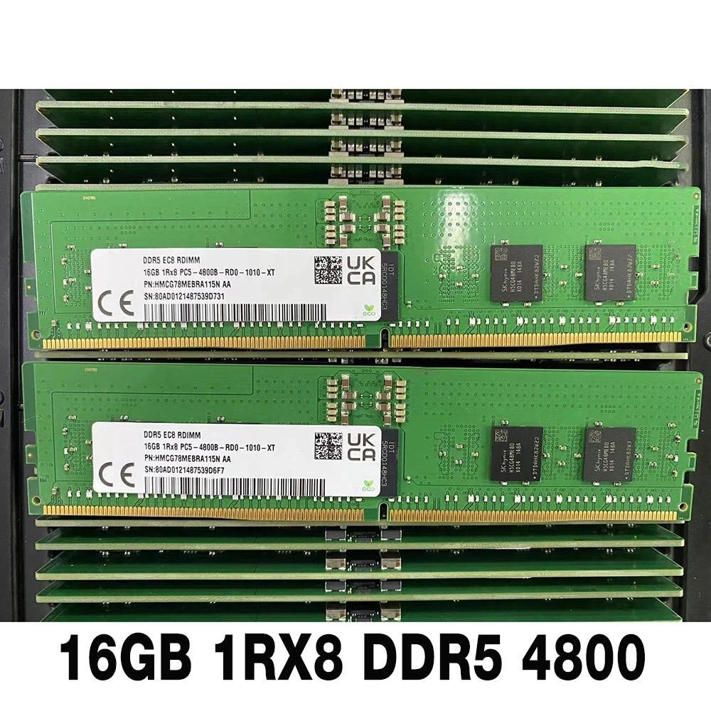 1PCS RAM 16G 16GB 1RX8 DDR5 PC5-4800B-R 4800 For SK Hynix Memory HMCG78MEBRA115N