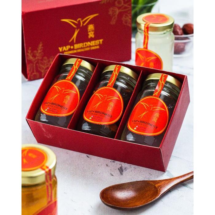 PAKET PER BOX ISI 3 BOTOL 120ML MINUMAN SARANG BURUNG WALET YAP BIRDNEST - Original