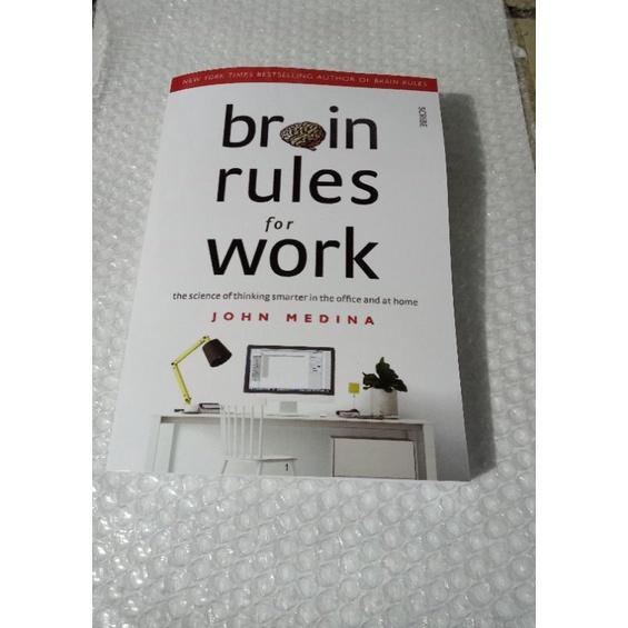 buku fisik Buku Baru Brain Rules for Work by John Medina