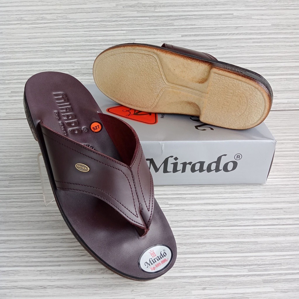 mirado sandal pria kulit asli 527 jepit sandal slide pria mirado kulit asli original sandal lebaran 