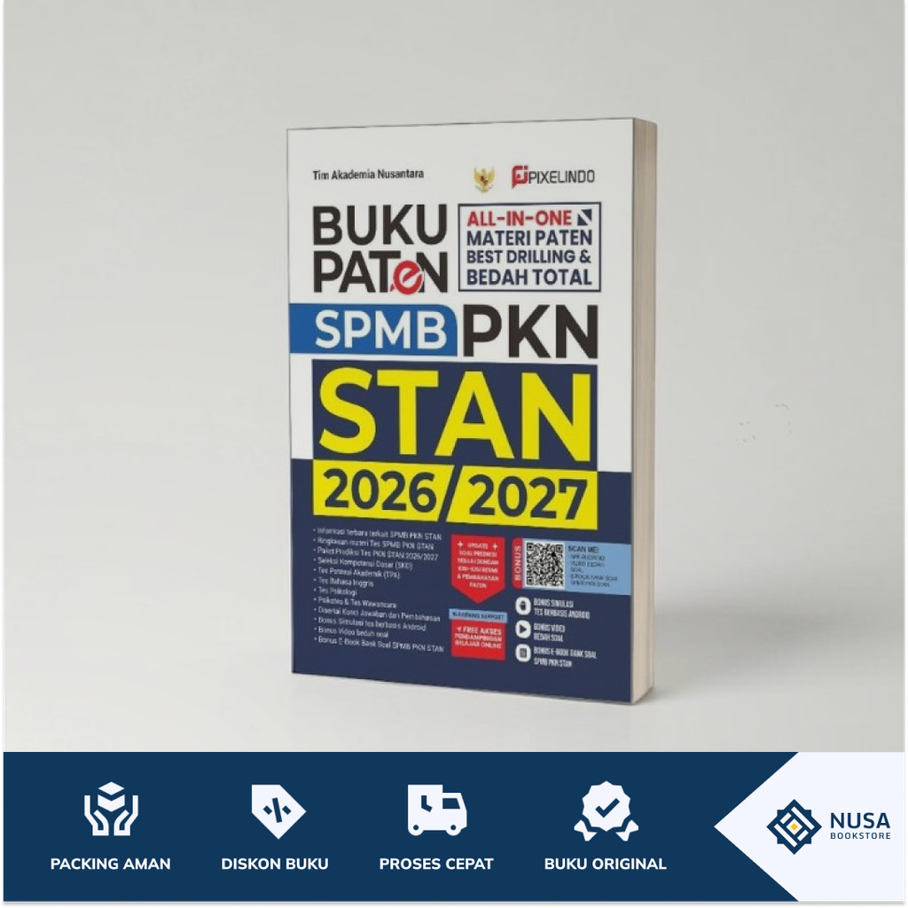 Buku Paten SPMB PKN STAN 2026/2027 PIXELINDO