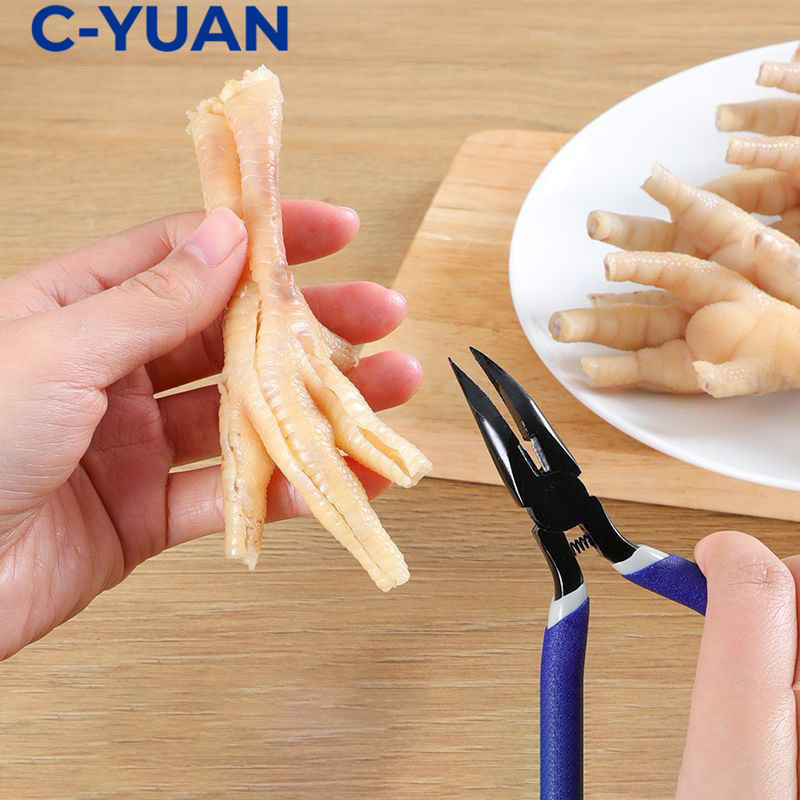 CYUAN Kaki Ayam Tang Tanpa Tulang / Gunting Tulang Ayam Tanpa Tulang / Tang Hidung Jarum Kaki Ayam