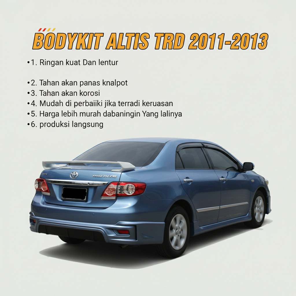 bodykit toyota altis 2010 2011 2012 BODY KIT COROLLA ALTIS BODIKIT ALTIS
