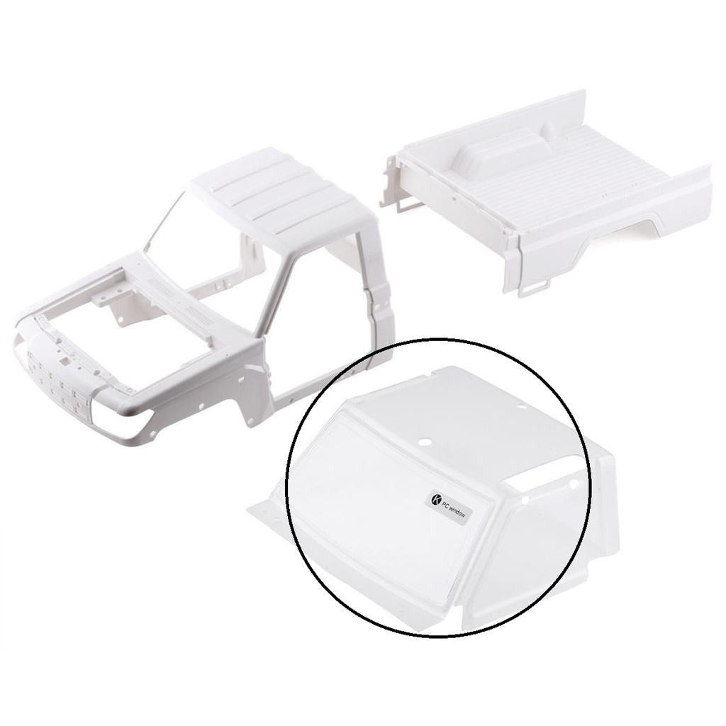 Killerbody Mika Kaca Window Windshield for RC 1/10 Toyota LC70 Body
