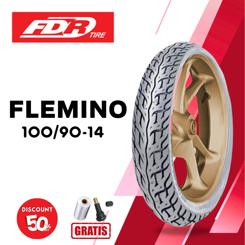 Ban Motor FDR FLEMINO 100/90 Ring 14 Tubeless