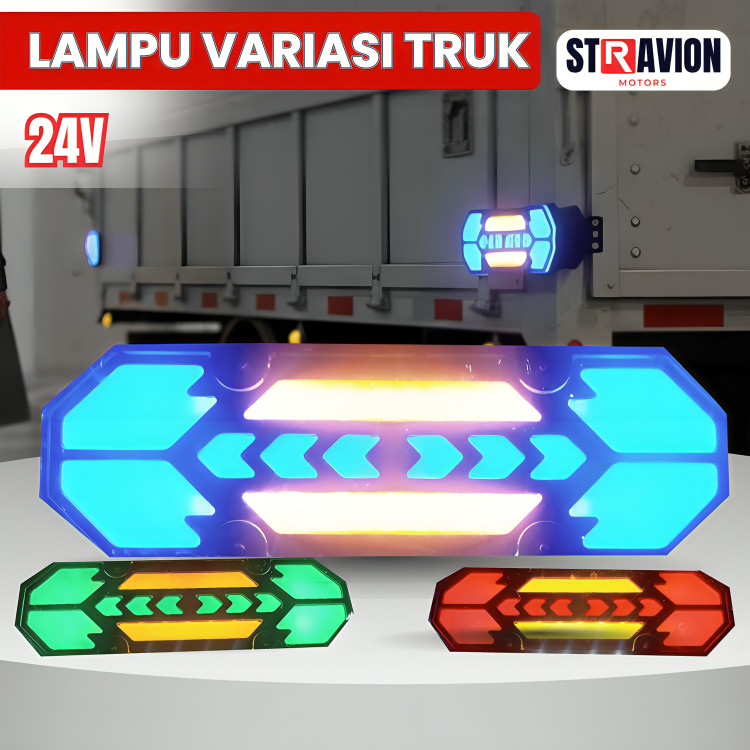 Lampu Bak Truk 24V Lampu Variasi Truk Lampu Bak Samping Truck Lampu 24 Volt Truk