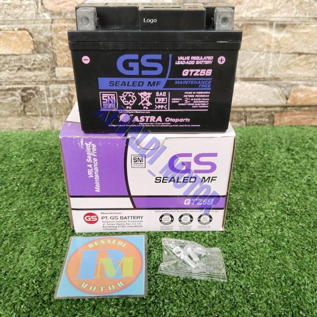 GS ASTRA AKI KERING GTZ5S BYSON 150, FINO, FORCE FI, JUPITER MX KING 150, JUPITER Z1 FI, MIO GT, MIO