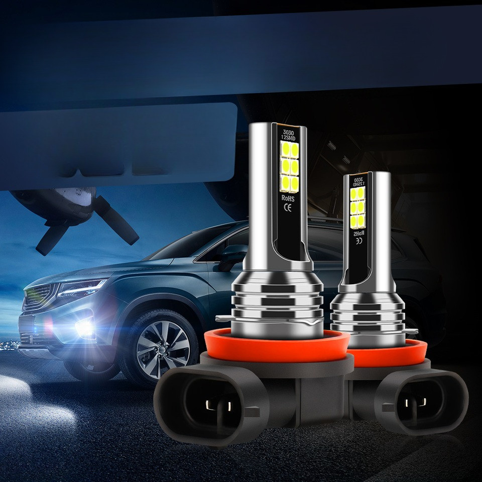 20000LM Canbus Fog Lamps 60W LED Fog Lights 12V 6000K White For Mercedes Benz W203 2001-2007 W211 S2