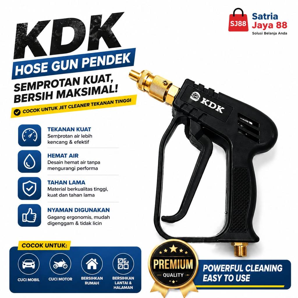 NEW KDK GUN STEAM JET CLEANER PENDEK VT 31010