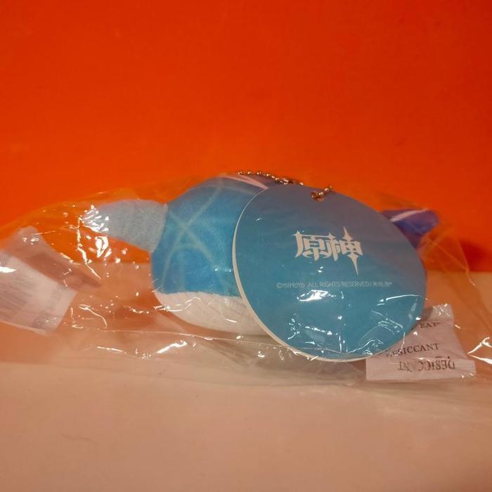 PROMO Childe / Tartaglia Whale Key Chain Plush (15cm) - Genshin Impact Mainan Anime Kyou - Default