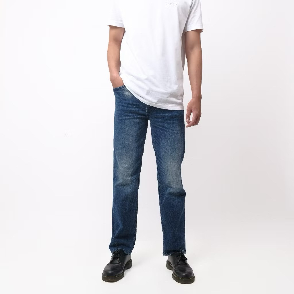 Assessment - Celana Denim Regular Loose Fit Roll-Royce
