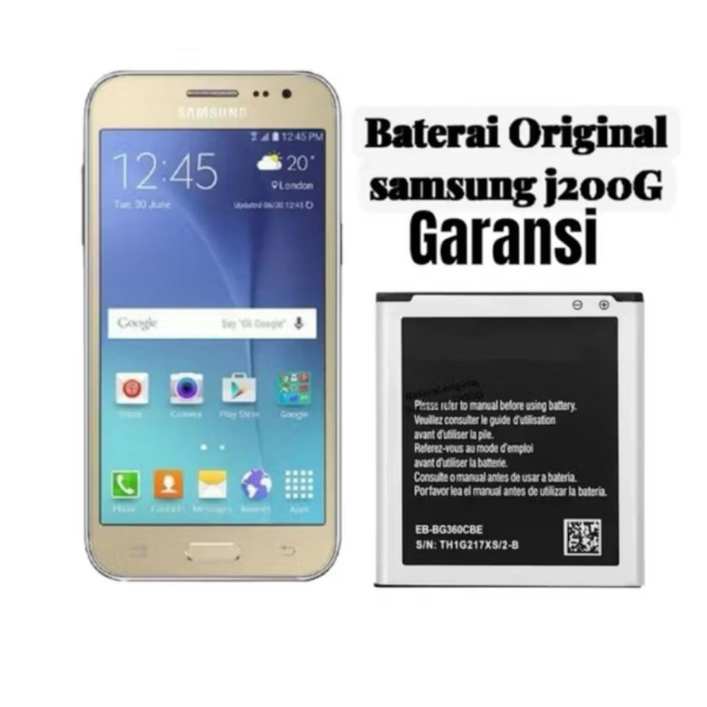 BATERAI SAMSUNG G360 / J2 / J260 / EB-BG360CBC / EB - BJ200ABE ORI