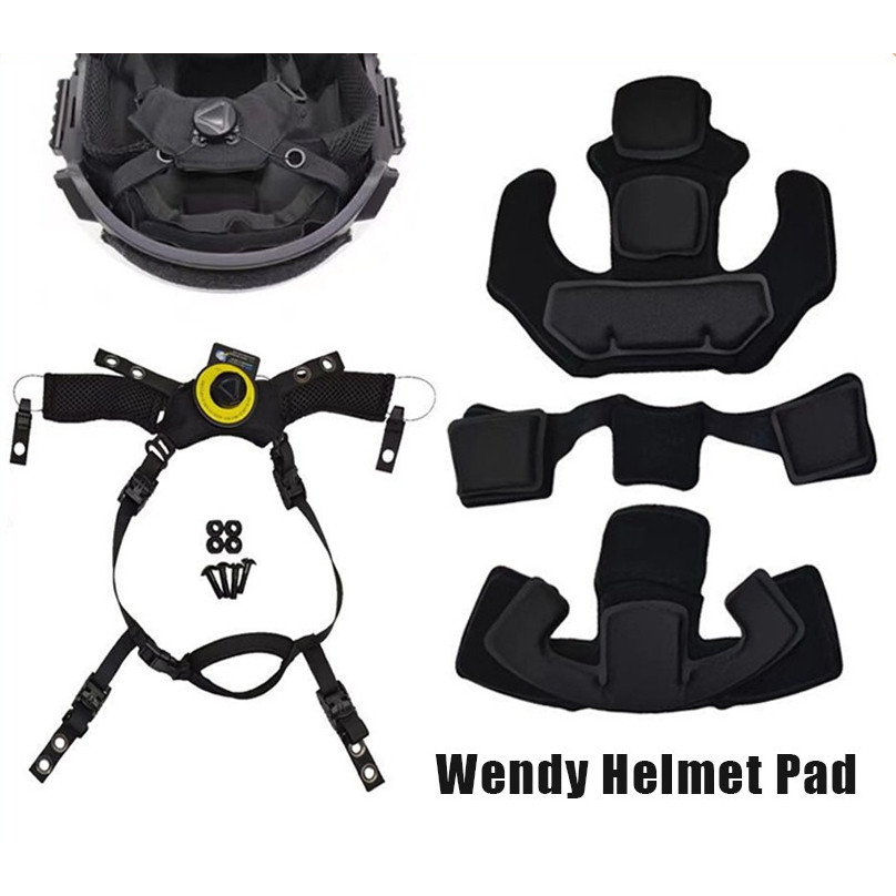 Busa Helm Tactical Wendy Full Set Sistem Suspensi AX