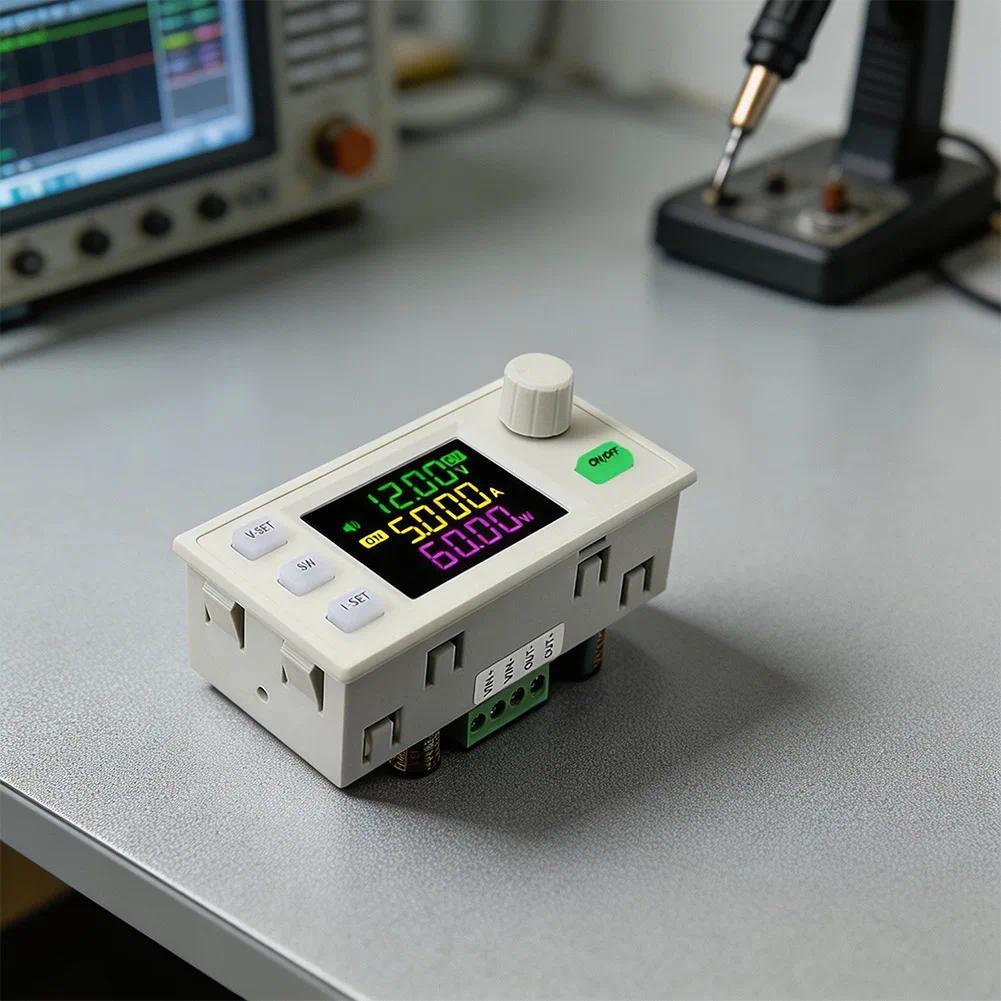 SK60X 3rd Generation CNC Adjustable StepUpStepDown DC Regulated Power Supply Supports MPPT Solar Cha