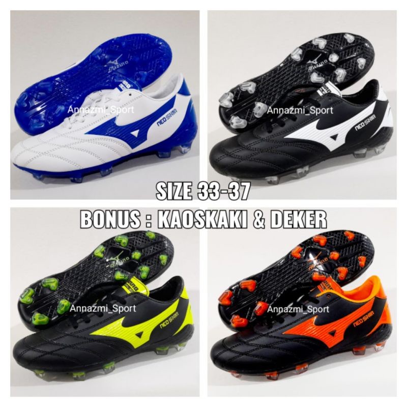SIMZET_SHOP Sepatu Bola Anak MIZUNO NEOSHIN Size 33-37