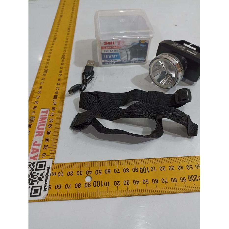 Vida Adventure Senter Kepala Surya 15 watt Headlamp Syh l155c