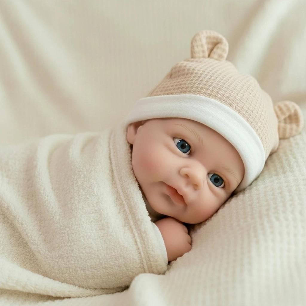 12in Elijah in Silicone NPK Solid Silicone Doll Reborn Baby Version Elastic Streable Collectible Art