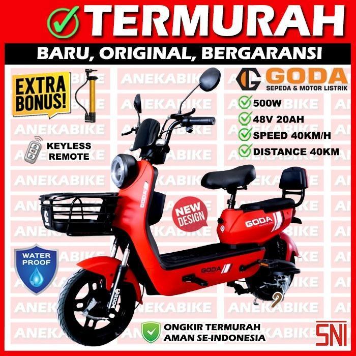 SEPEDA LISTRIK GODA 140-D GOLDEN MONKEY GARANSI RESMI