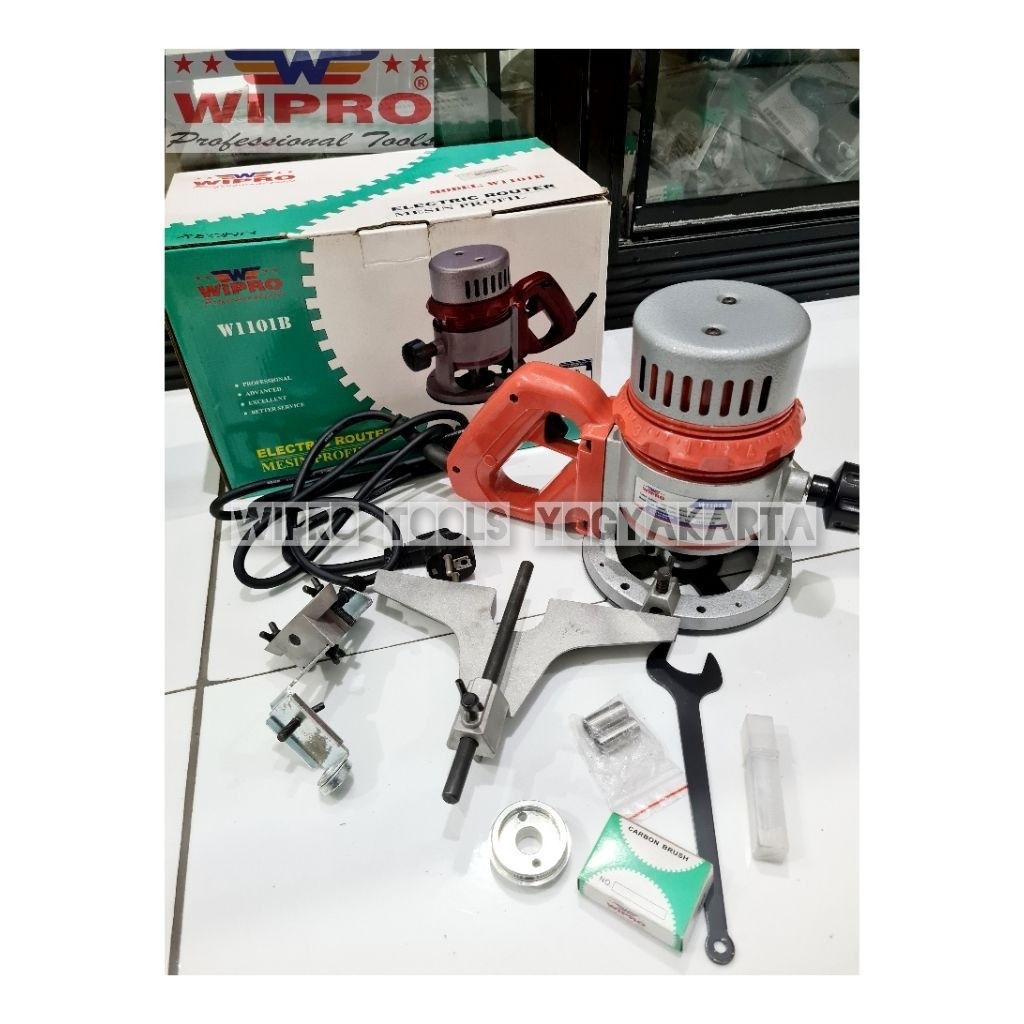 Wipro Mesin Profil Kayu W-1101B / Mesin Router Wipro 12MM / Mesin Profil Besar Wipro