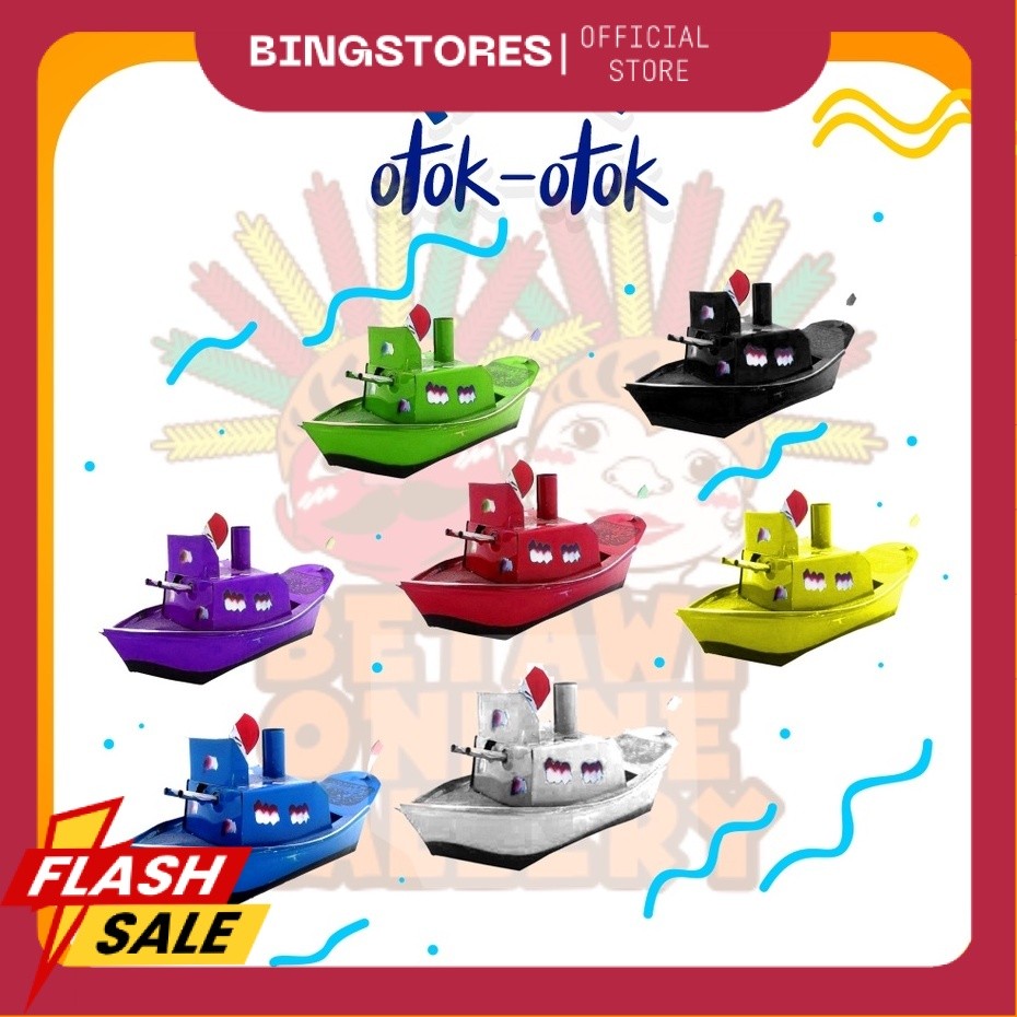 Perahu / Kapal otok otok Besar [ SATUAN ] / Mainan Kapal otok otok Tradisional - Ukuran besar PK