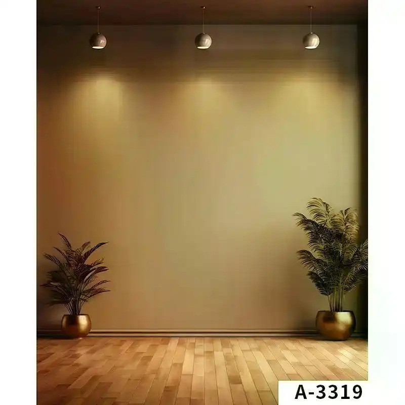 Dinding latar belakang untuk live streaming dengan desain dekorasi rumah bergaya Instagram, kain lat
