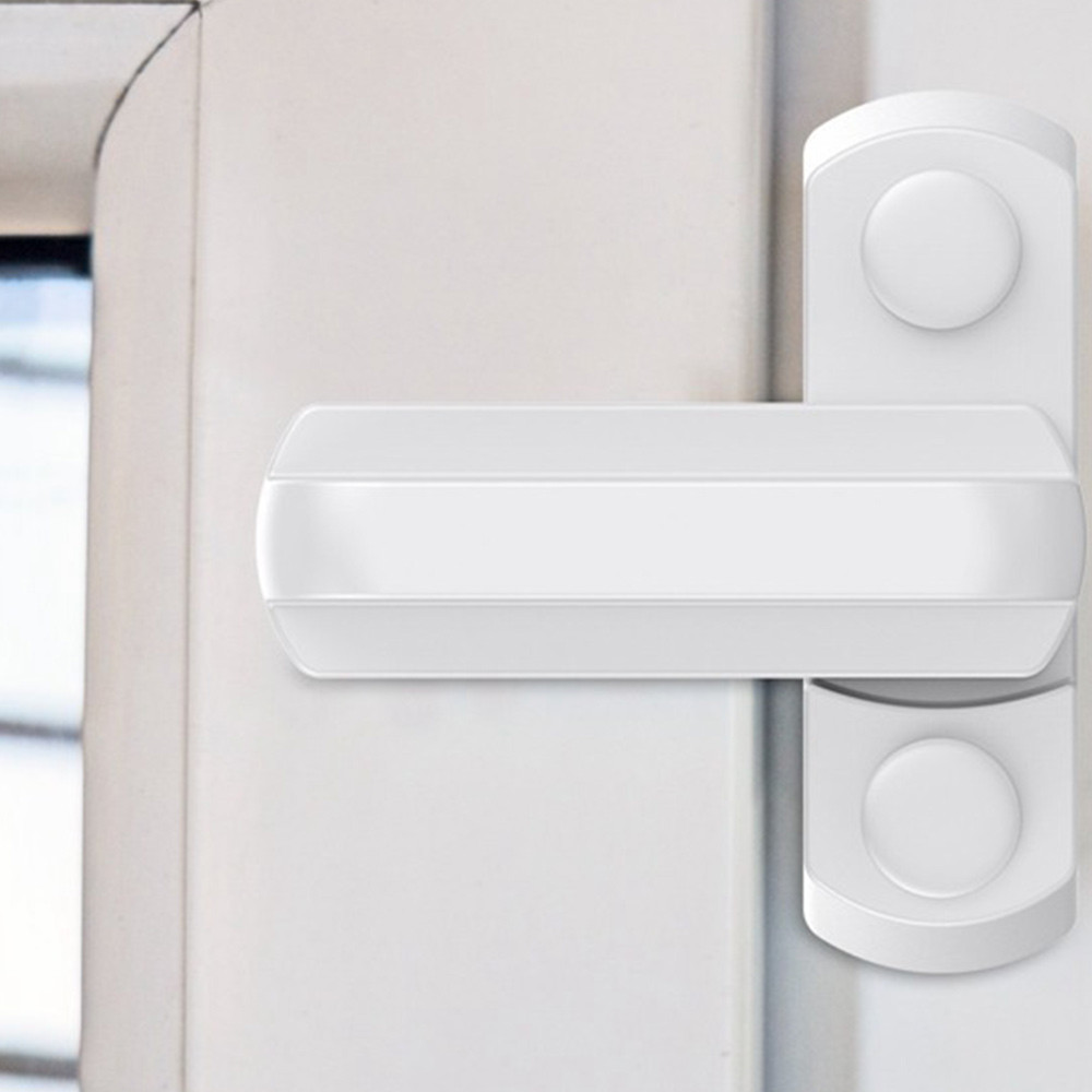 B29C8Pcs Sash Blocker Jammer Door Window Restrictor Lock With Screws Security Window Door Sash Lock 