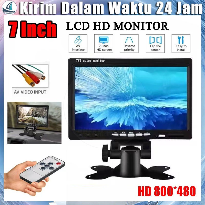 Barang Spot - LCD TFT Monitor Kamera Parkir Mobil Monitor Mobil  Layar Monitor Mobil TFT LCD 7 Inch