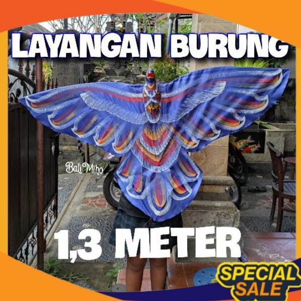 Layangan Burung lukis Sederhana 1,3 meter - Layang Layang Burung - Layangan Burung Elang - Layangan 