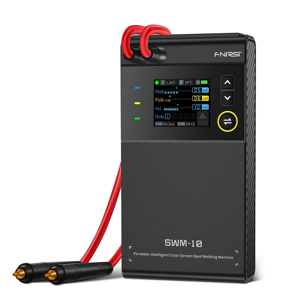 FNIRSI SWM 10 Mesin Las Mini Portable Spot Welding Machine Baterai 5000mAh Layar LCD TFT 1.8 Inch La