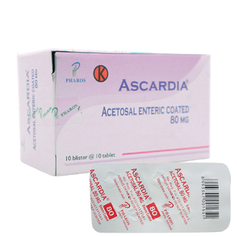 ASCARDIA 80MG 1 STRIP 10 TABLET