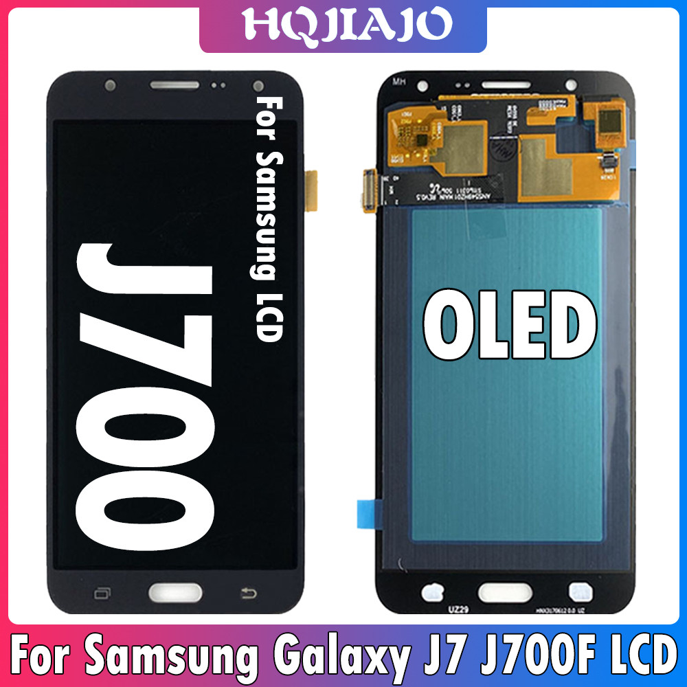 OLED Screen For Samsung Galaxy J7 2015 LCD J700 splay Tou Screen gitizer Assembly For J700F J700M J7