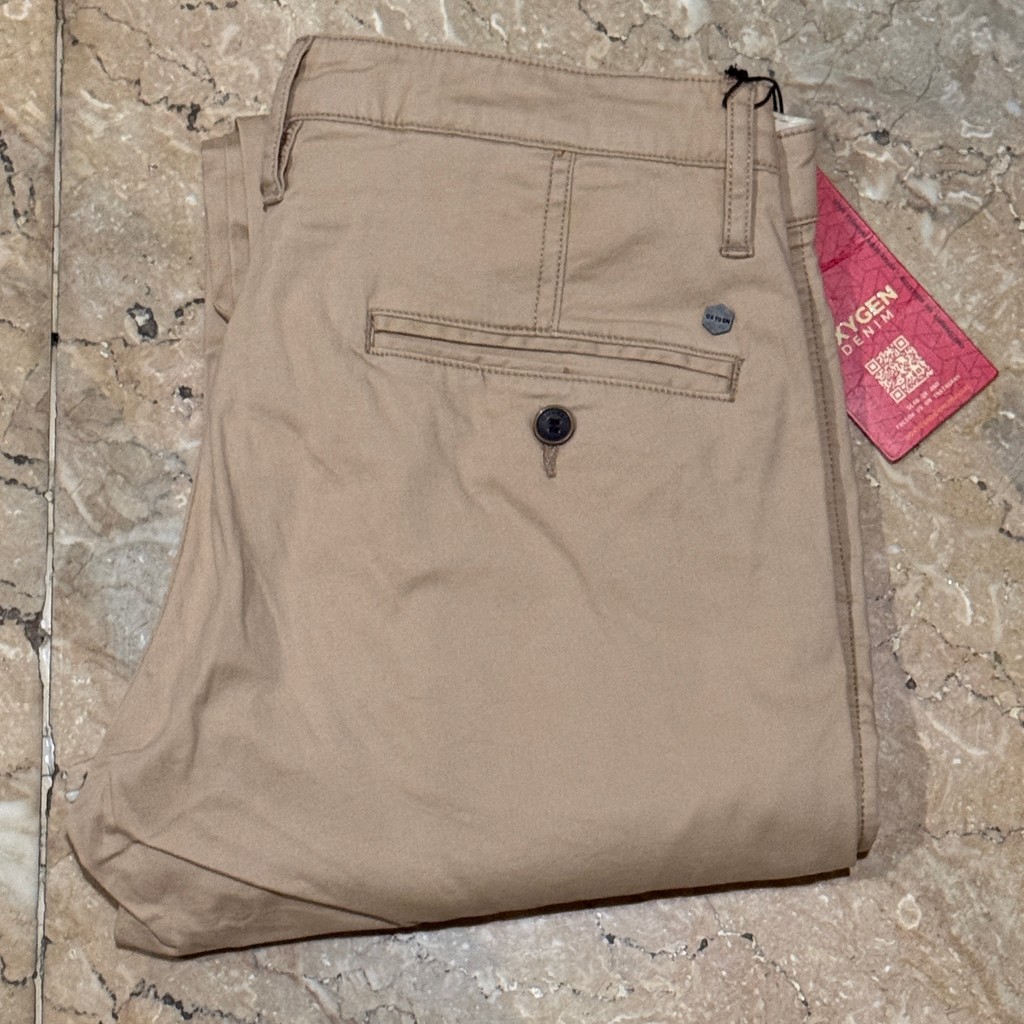 Celana Panjang Katun Pria Oxygen Denim Original 706 Slim Fit  706-3319