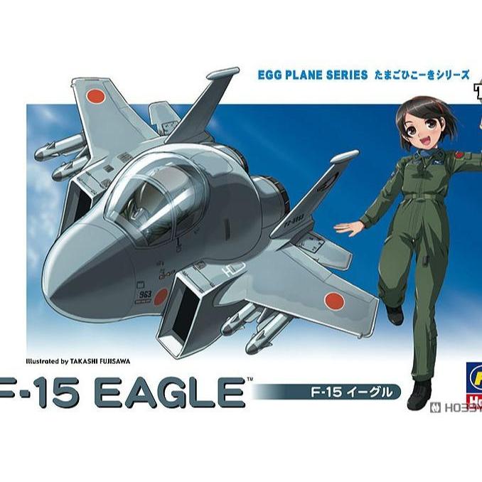 Hasegawa 60101 Eggplane series TH1 F-15 Eagle Model Kit