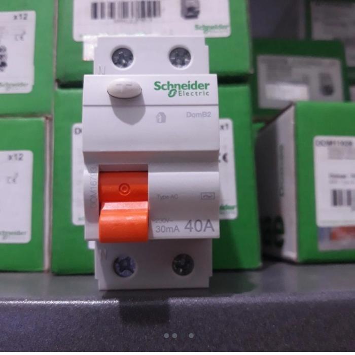elcb 2p 40a 30ma schneider