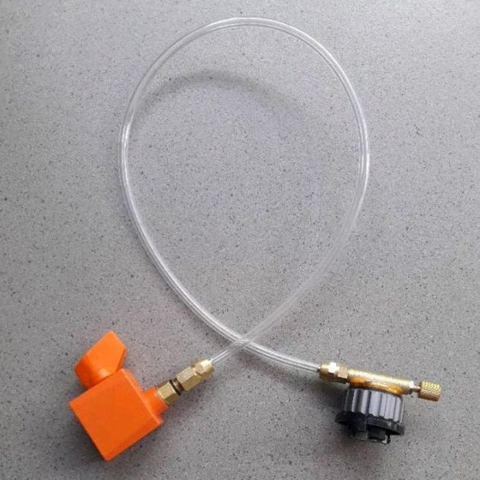 ALAT REFIL TABUNG GAS PORTABLE + TABUNG CANISTER  ALAT ISI ULANG GAS PORTABLE  HICOOK - KUMPLIT