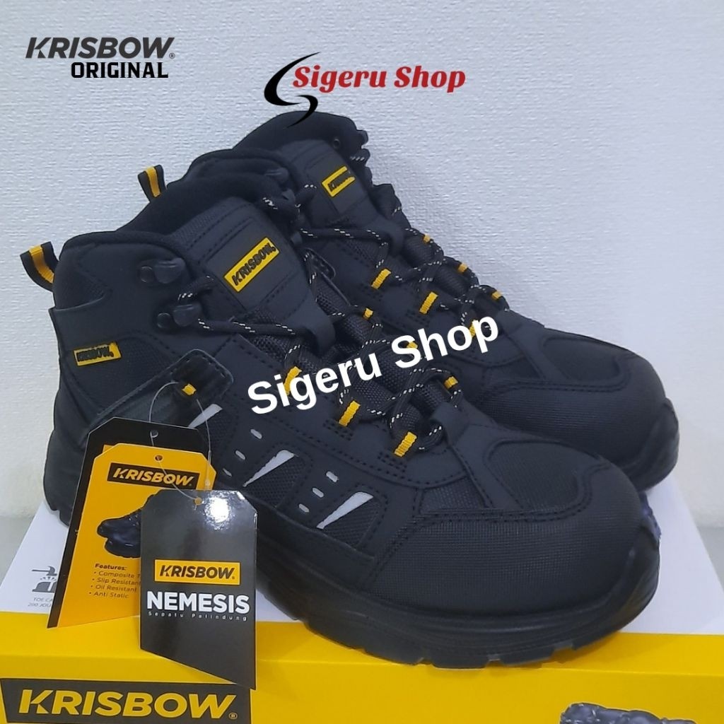 Krisbow Sepatu Safety NEMESIS / Safety Shoes Krisbow NEMESIS
