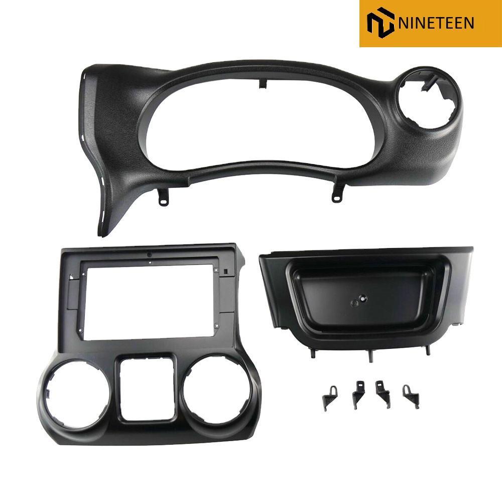 Frame Jeep Wrangler Rubicon 2015 - 2017 Untuk Headunit Android 10 inch