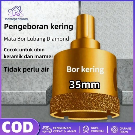 25/35 MM Mata Bor Lubang Diamond Kaca Keramik Marmer Granit /Mesin Bor Listrik Anti Karat Tahan Lama
