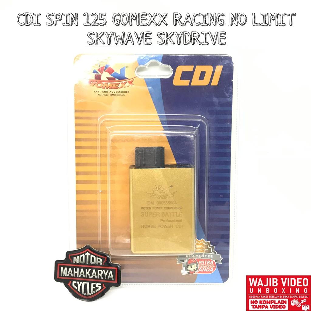 CDI SPIN 125 GOMEXX RACING NO LIMIT SKYWAVE SKYDRIVE