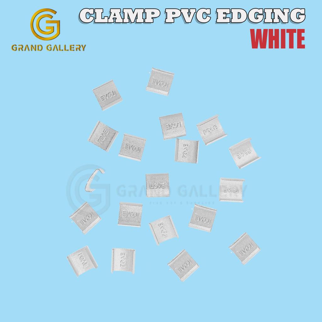 CLAMP PVC - CLAMP PVC U EDGING 9 MM