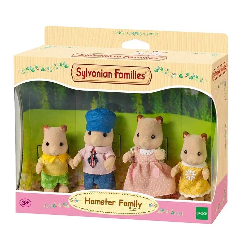Sylvanian Families Miniature Food Authentic Kiten Set Kids Toys for Girls Ternurines Hamster Family 