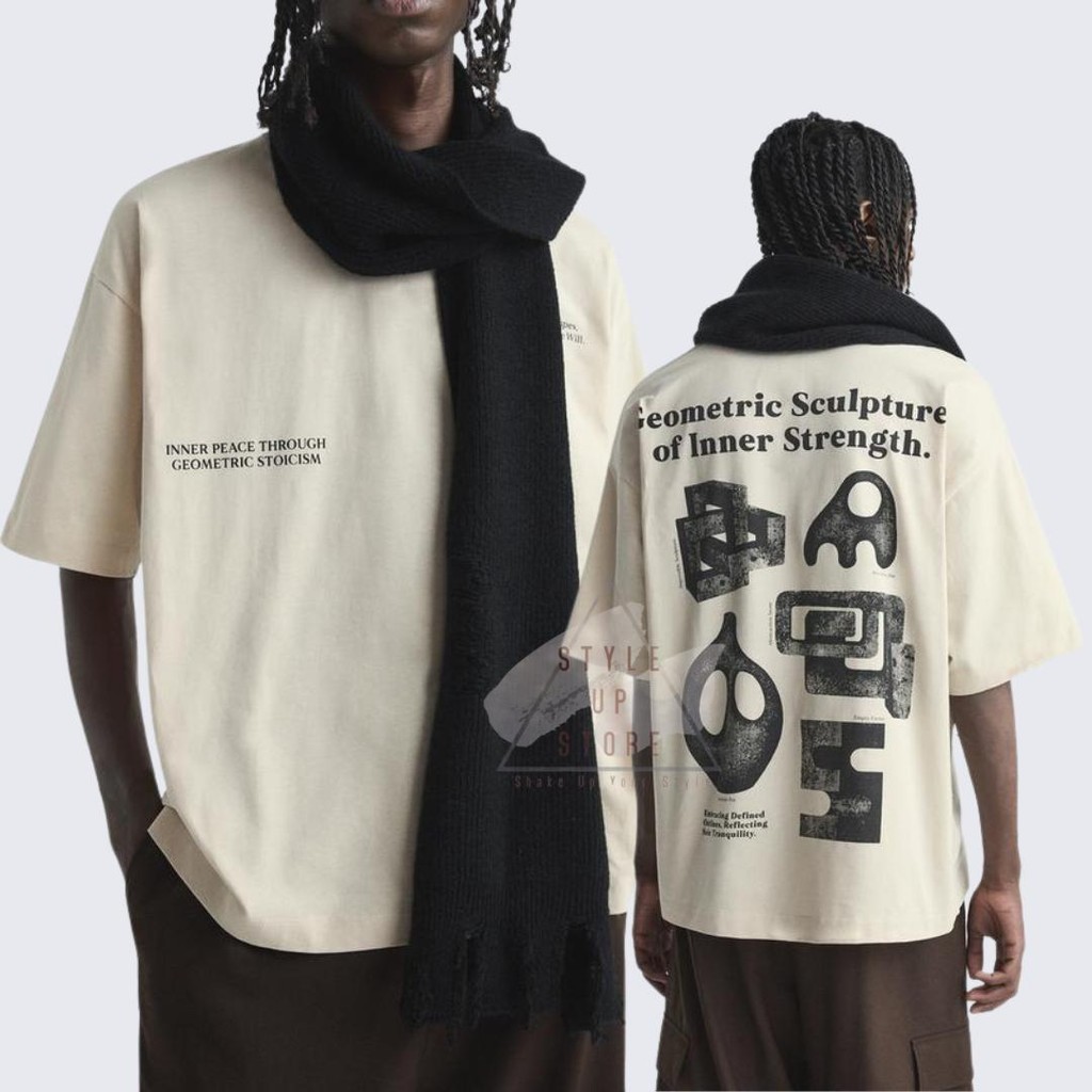 Ready Stok - [ STYLEUPSTORE ] ZARA Oversize Tshirt Unisex - Slogan Print