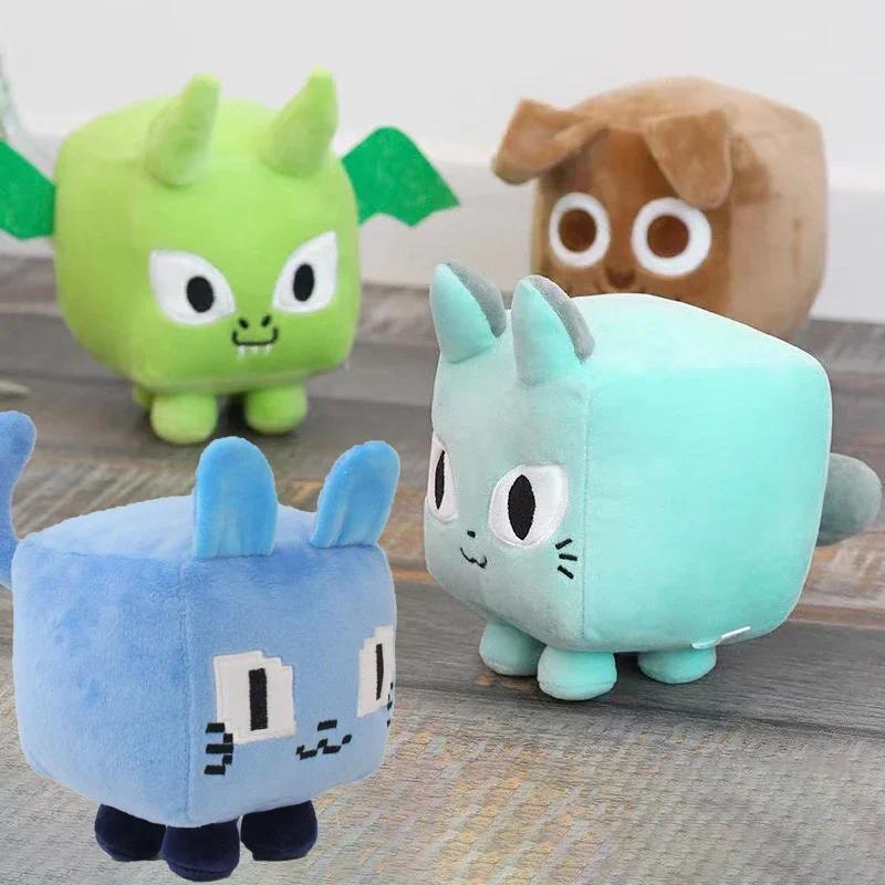 Cartoon Pet Simulator X Plush Toys Big Games Stuffed Doll Cat Dog Bee Animals Plushies Pillow Kids B