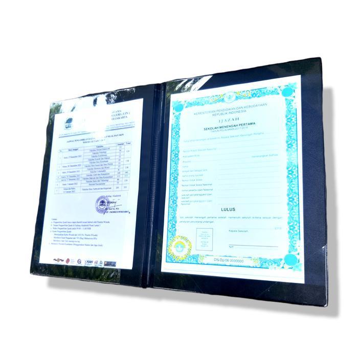 SAMPUL IJAZAH TEBAL BERKUALITAS / MAP RAPORT /  TERLARIS  Stationery - Hitam