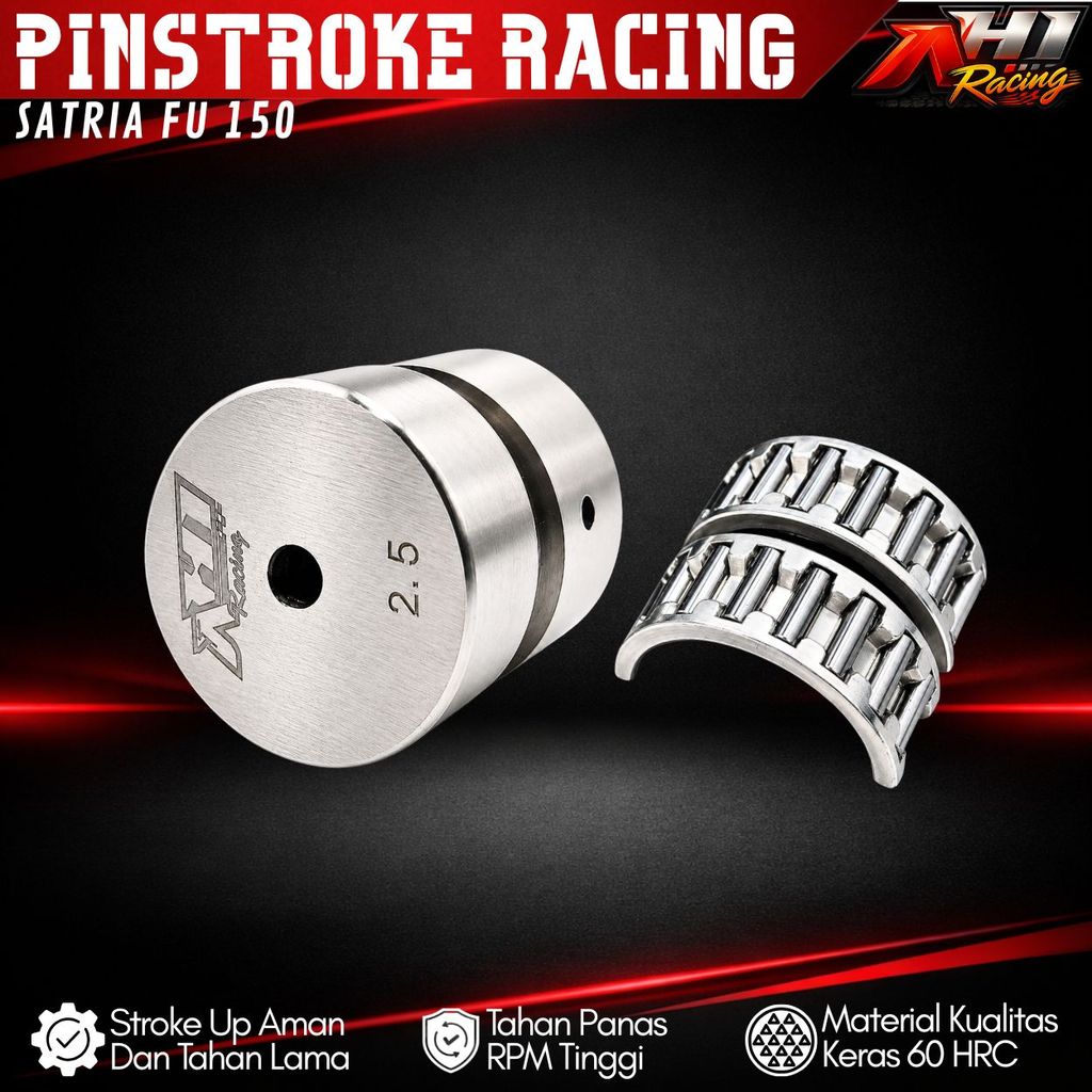 Pen Stroke Pen Struk Satria Fu 150 Ready 2 2.5 3 Mm AH1 Racing  - Pin Stroke Satria Fu AH1 Racing